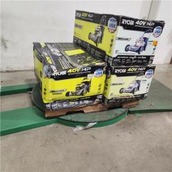 Dallas Location - As-Is Ryobi Lawn Mower Pallet (Lot Of 3)