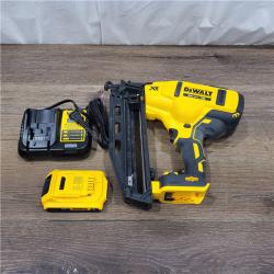 AS-IS DeWalt DCN660D1 20V 16 Gauge Cordless Angled Finish Nailer Kit W/ 2Ah Battery