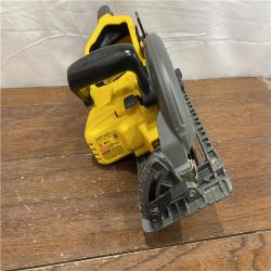 AS-ISDEWALT FLEXVOLT 60V MAX Cordless Brushless 7-1/4 in. Wormdrive Style Circular Saw (Tool Only)