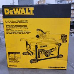 15 Amp Corded 8-1/4 in. Compact Portable Jobsite Tablesaw (Stand Not Included) APPEAR a new condition!!