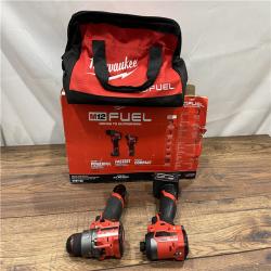 AS IS Milwaukee 3497-22 12V Brushless Hammer Drill and Impact Driver Combo Kit