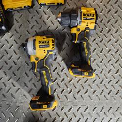 HOUSTON LOCATION - AS-IS ATOMIC 20-Volt MAX Lithium-Ion Cordless Combo Kit (2-Tool) with (2) 2.0Ah Batteries, Charger and Bag