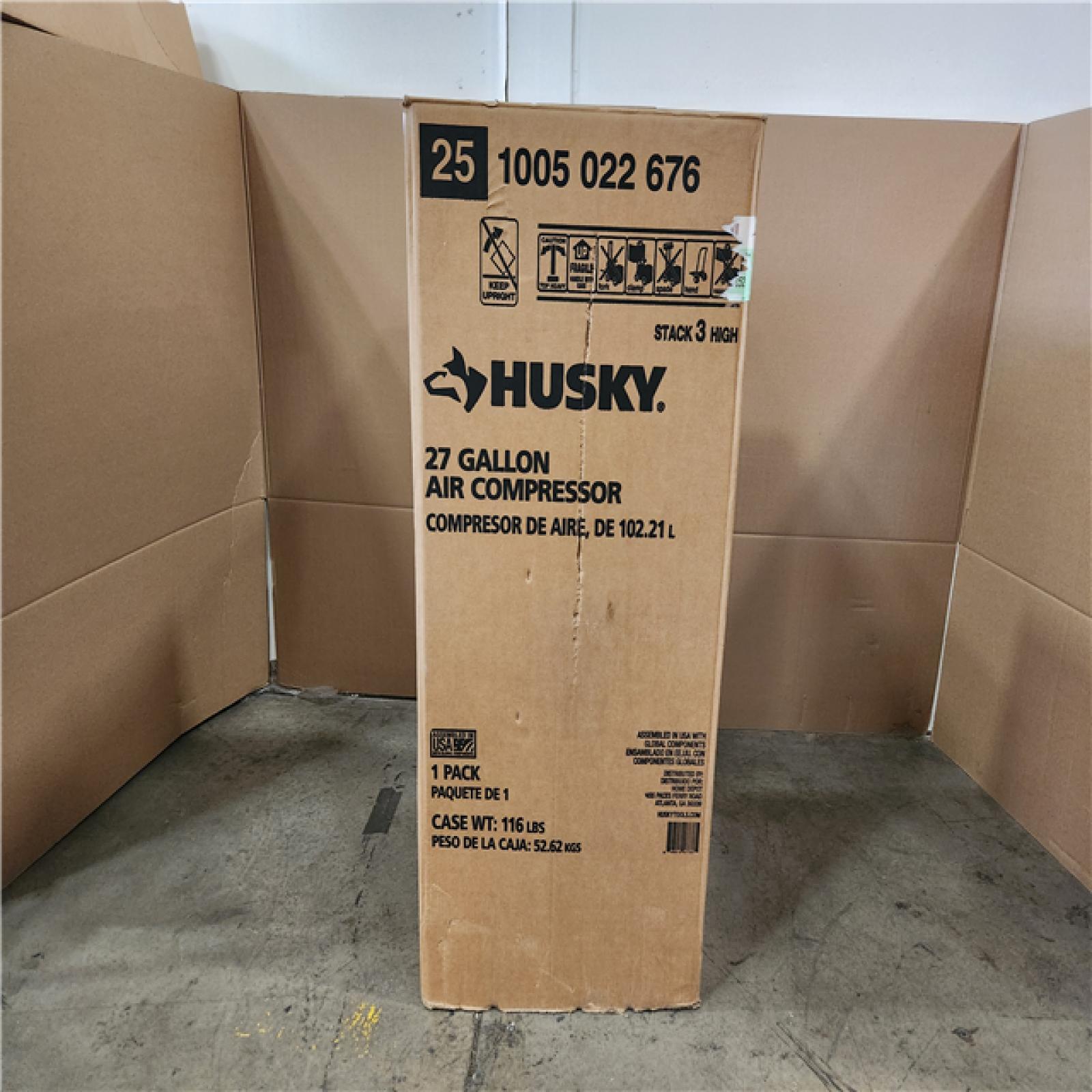 Phoenix Location Husky 27 Gal. 200 PSI Oil Free Portable Vertical Electric Air Compressor