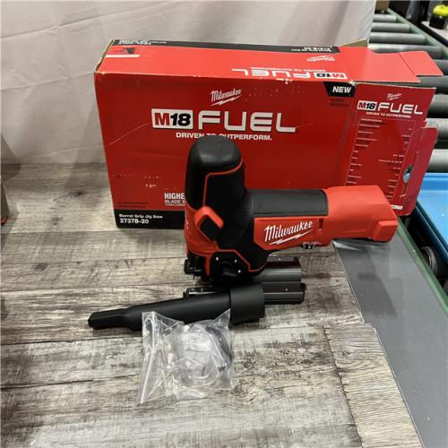 AS-IS Milwaukee M18 FUEL 18 Volt Lithium-Ion Brushless Barrel Grip Cordless Jig Saw (Bare Tool)