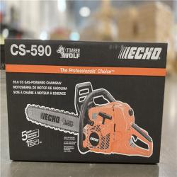 NEW! -  ECHO 24 in. 59.8 cc Gas 2-Stroke Rear Handle Timber Wolf Chainsaw/missing guide bar and chain