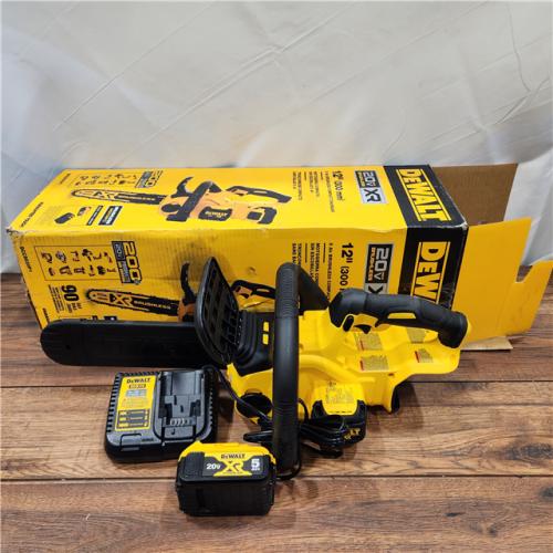 AS-IS Dewalt 7605686 12 in. 20V Battery Powered Chainsaw