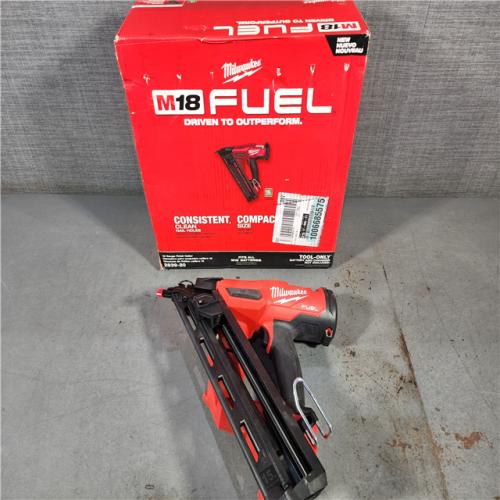 HOUSTON LOCATION - AS-IS Milwaukee 2839-20 M18 FUEL 15 Ga. 18 Volt Brushless Angled Finish Nailer (TOOL ONLY)