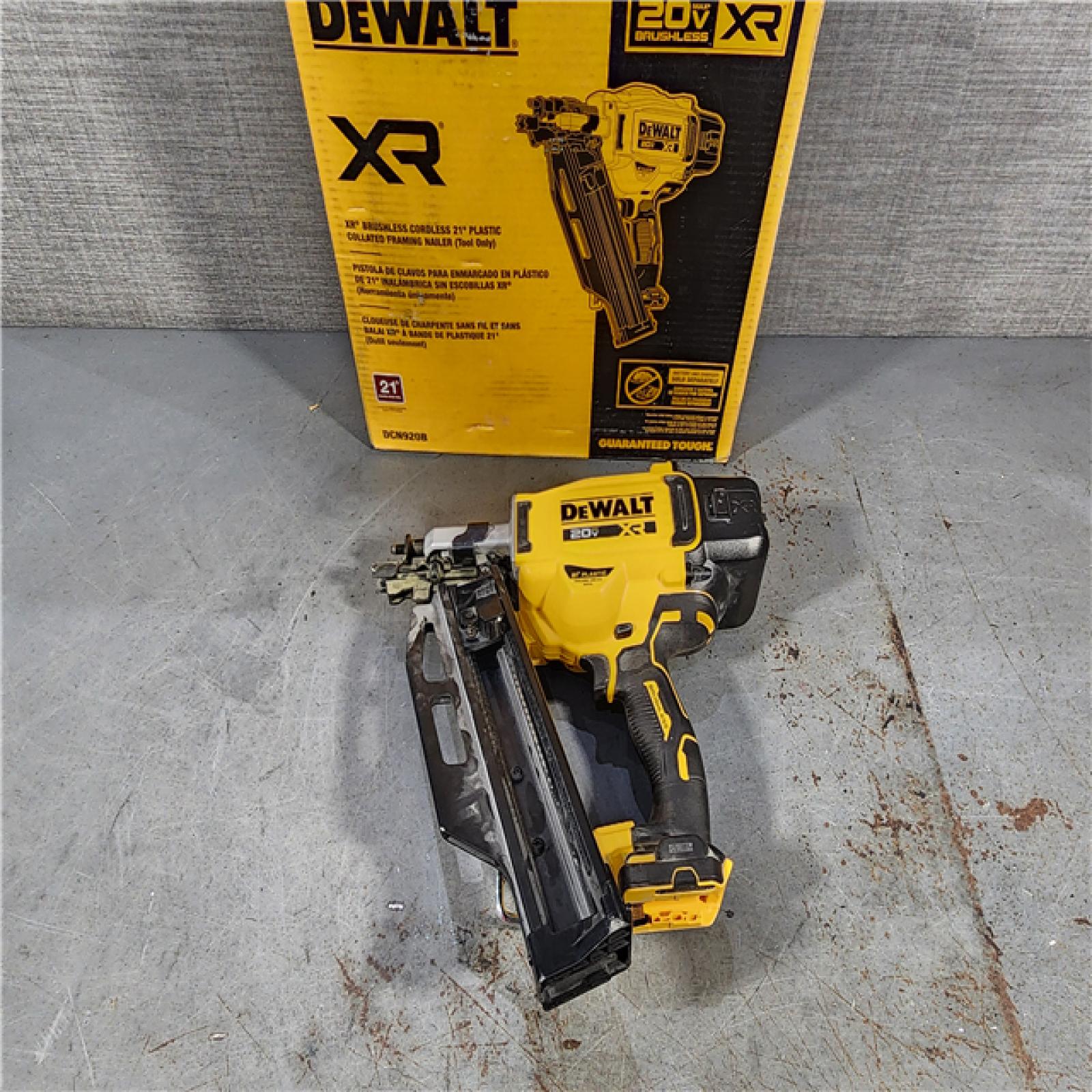 HOUSTON LOCATION - AS-IS DEWALT 20-Volt 21Â° Cordless Framing Nailer (Tool-Only)