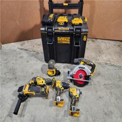 HOUSTON LOCATION - AS-IS Dewalt 20-Volt MAX ToughSystem Lithium-Ion 6-Tool Cordless Combo Kit