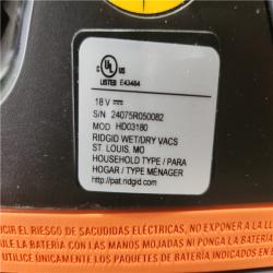 Phoenix Location RIDGID 3 Gallon 18-Volt Cordless Handheld NXT Shop Vac Wet Dry Vacuum (Tool Only) with Filter, Expandable Hose and Accessories