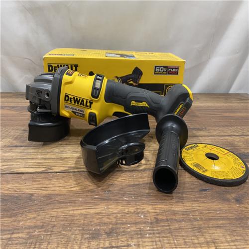 AS IS FLEXVOLT 60V MAX Cordless Brushless 4.5 in. to 6 in. Small Angle Grinder with Kickback Brake (Tool Only)