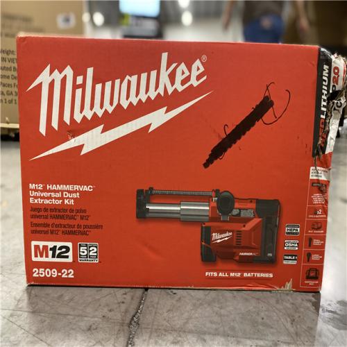 NEW! -  Milwaukee M12 12-Volt Lithium-Ion Cordless HAMMERVAC Universal Dust Extractor Kit