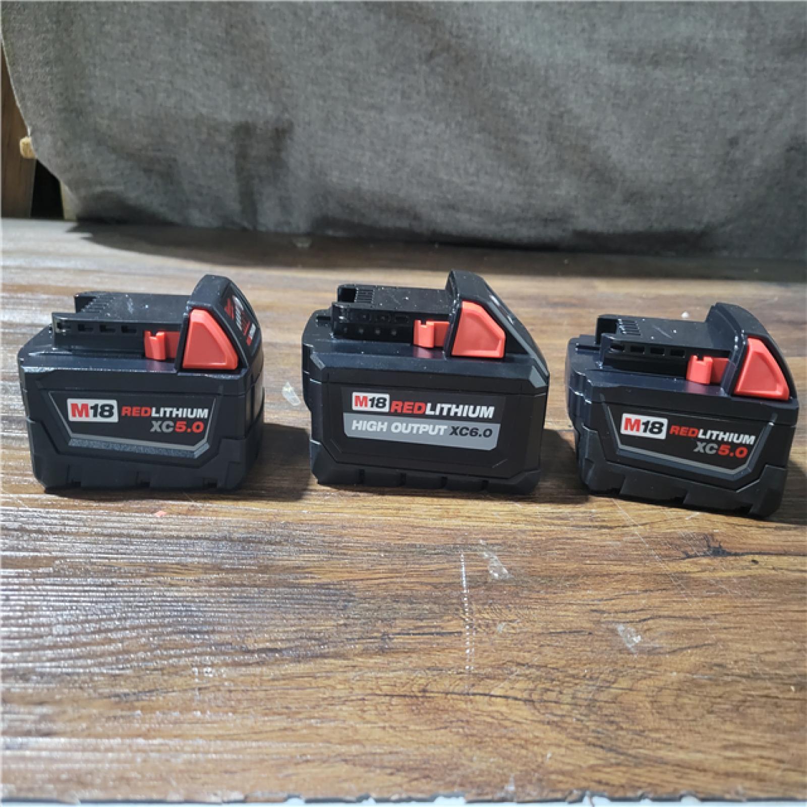 CALIFORNIA NEW MILWAUKEE M18 REDLITHIUM HIGH OUTPUT XC6.0 AND XC5.0 BATTERY PACKS