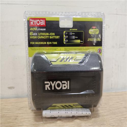 Phoenix Location NEW Sealed Ryobi 40-Volt Lithium-Ion 6 Ah High Capacity Battery OP4060