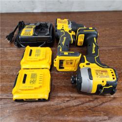 AS-IS DeWalt ATOMIC 20V MAX Brushless Cordless (2-Tool) Combo Kit