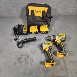 HOUSTON LOCATION - AS-IS DeWalt 20V MAX Brushless Cordless Hammer Drill/Impact (2-Tool) Combo Kit