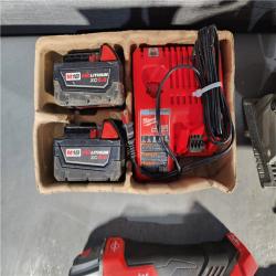 HOUSTON LOCATION - AS-IS M18 18-Volt Lithium-Ion Brushless Cordless FUEL Combo Kit (5-Tool) with 2-Batteries, 1-Charger (NO TOOL BAG)