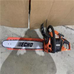 Houston location AS-IS ECHO 20 in. 50.2 Cc 2-Stroke Gas Rear Handle Chainsaw