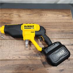 AS-IS DEWALT 20V MAX 550 PSI 1.0 GPM Cold Water Cordless Battery Power Cleaner with 4 Nozzles (Tool Only)