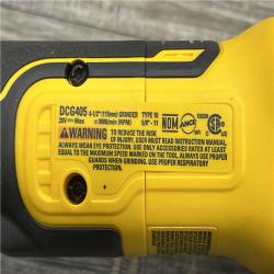 AS-IS DeWalt DCG405B 20V Max XR 4.5-Inch Slide Switch Small Angle Grinder (Tool Only)