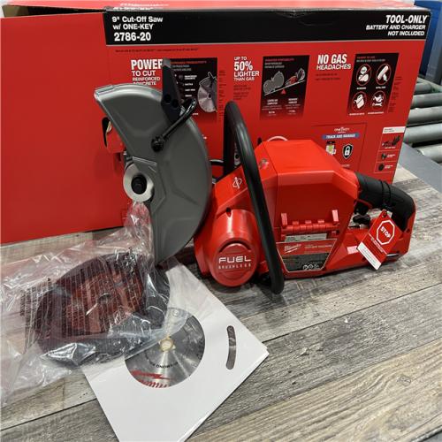 AS-IS Milwaukee 2786-20 M18 FUEL Lithium-Ion 9 in. Cut-Off Saw W/ ONE-KEY (Tool Only)