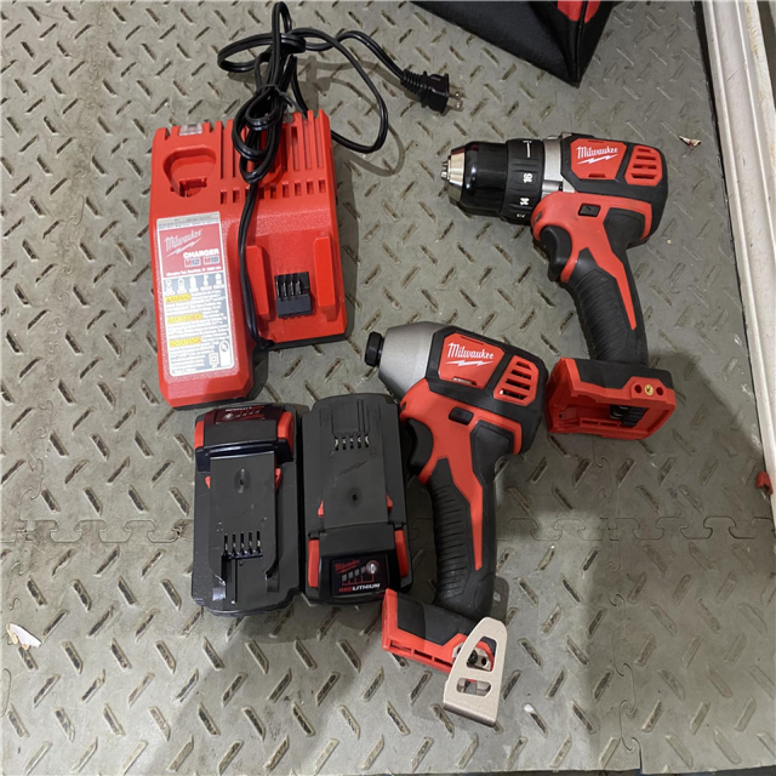 Houston location AS-IS Milwaukee Electric Tools 2691-22 MILWAUKEE M18 COMBO KITS LIKE NEW