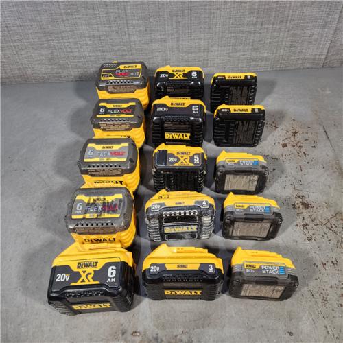 HOUSTON LOCATION - AS-IS DEWALT BATTERY PACK QTY - 15