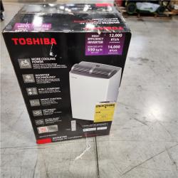 DALLAS LOCATION - NEW! - Toshiba 14,000 BTU (12,000 BTU DOE) 115-Volt Inverter Wi-Fi Quiet 47 dB Portable Air Conditioner w/ Heat up to 550 sq. ft. White