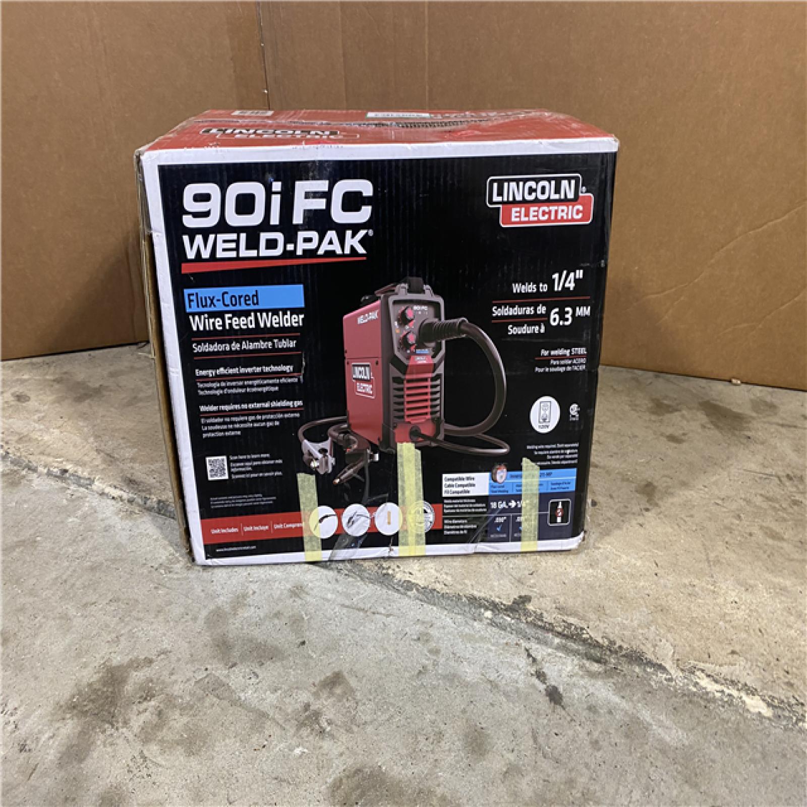 HOUSTON LOCATION - AS-IS WELD-PAK 90i FC Flux-Cored Wire Feeder Welder (No Gas)