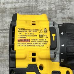 AS-IS DEWALT ATOMIC 20-Volt Lithium-Ion Cordless 1/2 in. Compact Hammer Drill with 3.0Ah Battery, Charger and Bag