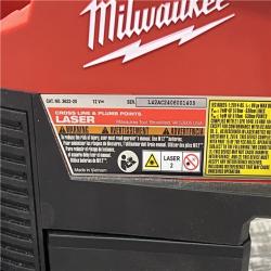 AS-IS MILWAUKEE M12 12-Volt Lithium-Ion Cordless Green 125 Ft. Cross Line and Plumb Points Laser Level (Tool-Only)