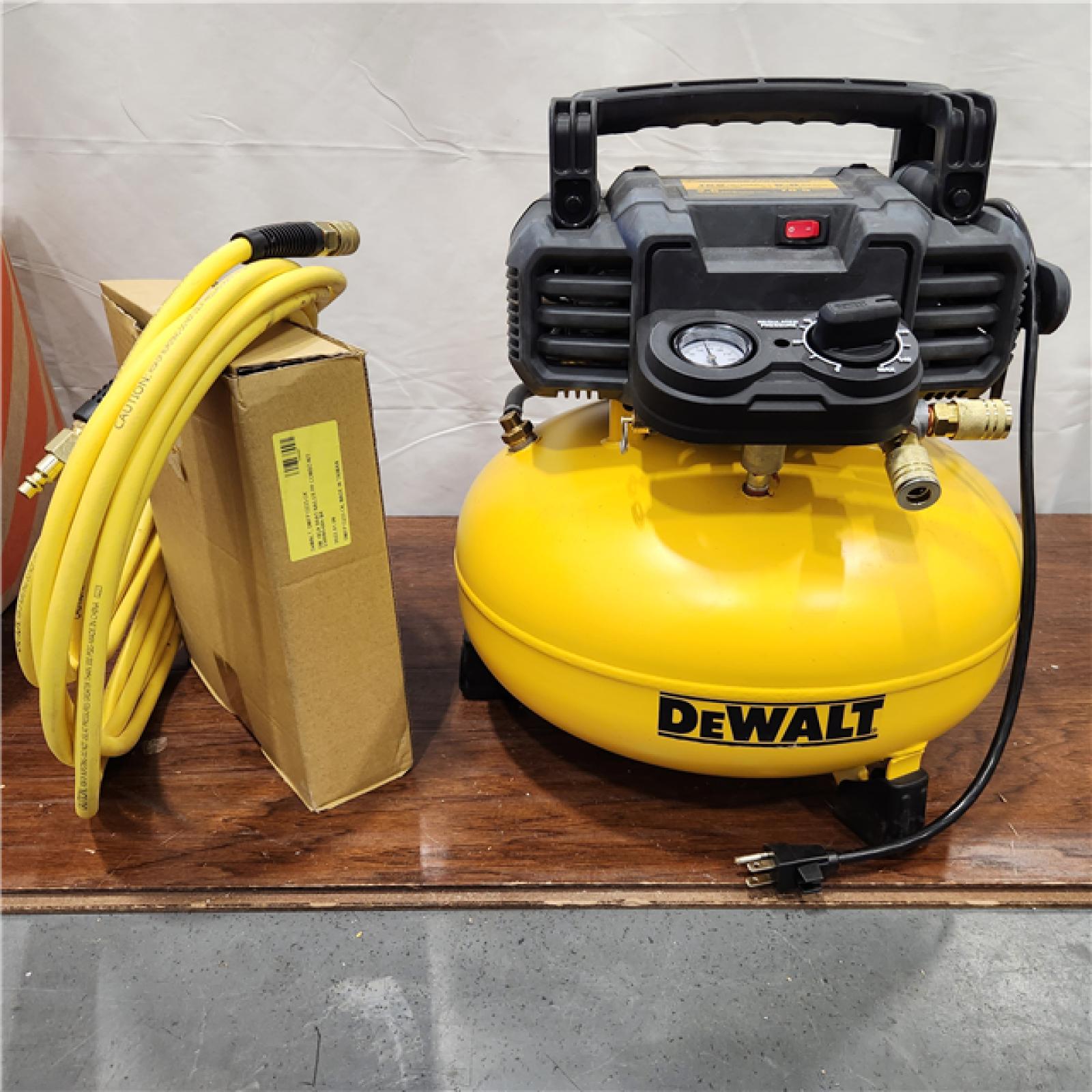 AS-IS DEWALT 6 Gal. 165 PSI Electric Pancake Air Compressor