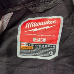 AS-IS Milwaukee M12 Lithium-Ion Cordless Gray Heated Jacket Hoodie Kit (2X-Large)