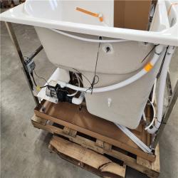 Phoenix Location NEW Standard Plumbing Supply D3060KX-LW-SE 30W X 60L X 38H WALK-IN SOAKER TUB, LEFT DRAIN/DOOR, WHITE, IN-TUB GRAB BAR