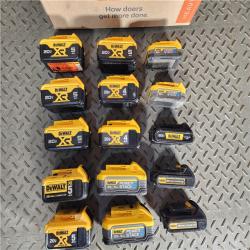 HOUSTON LOCATION - AS-IS DEWALT MIXED BATTERY PACK QTY - 15