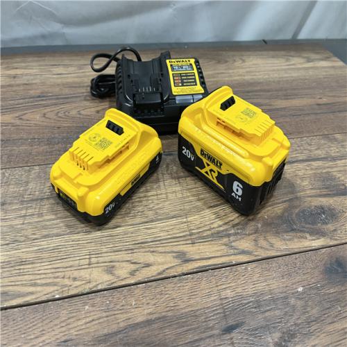 AS-IS DEWALT 20V MAX Lithium-Ion 6.0Ah and 4.0Ah Battery and Charger Starter Kit