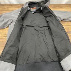 AS IS Milwaukee M12 12-Volt Cordless Gray Heated Jacket Hoodie Kit (X-Large)