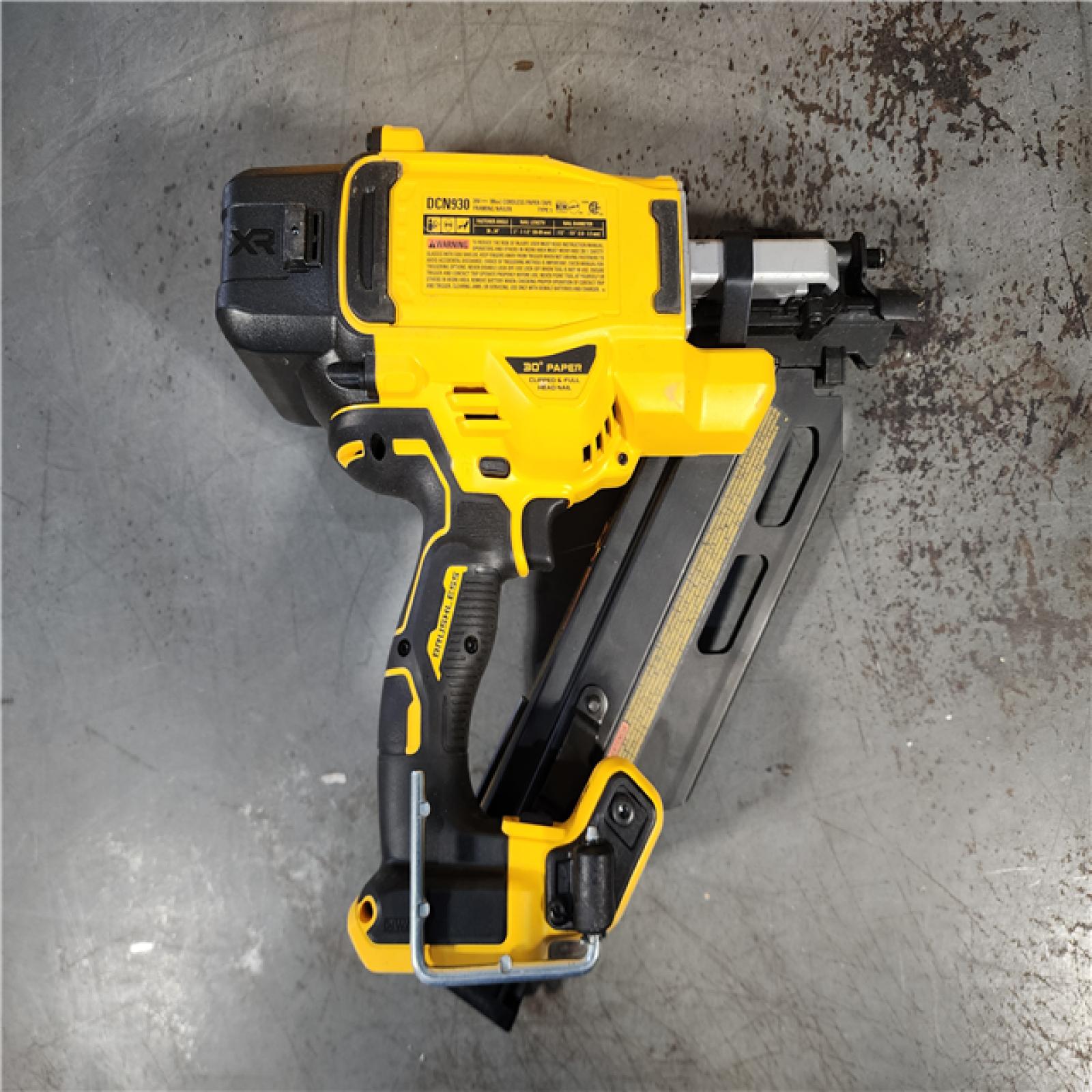 HOUSTON LOCATION - AS-IS DEWALT 20-Volt 30Â° Cordless Framing Nailer (Tool-Only)