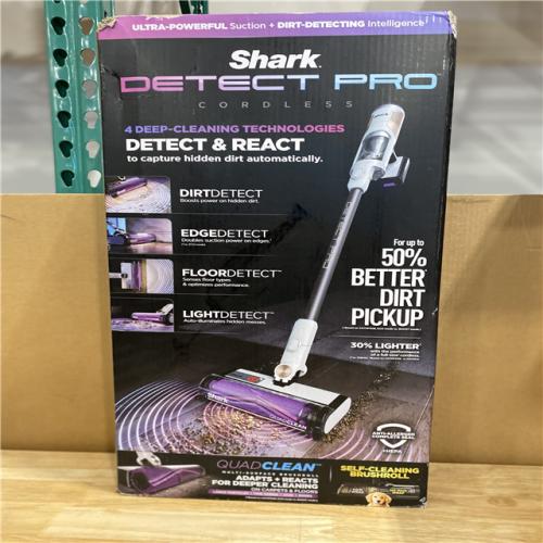 NEW! - Shark Detect Pro Bagless Cordless HEPA Stick Vacuum with QuadClean Multi-Surface Brushroll in Dark Grey