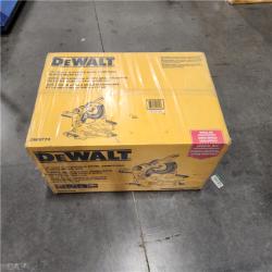 NEW DEWALT 15 Amp Corded 12 in. Double Bevel Sliding Compound Miter Saw, Blade Wrench and Material Clamp