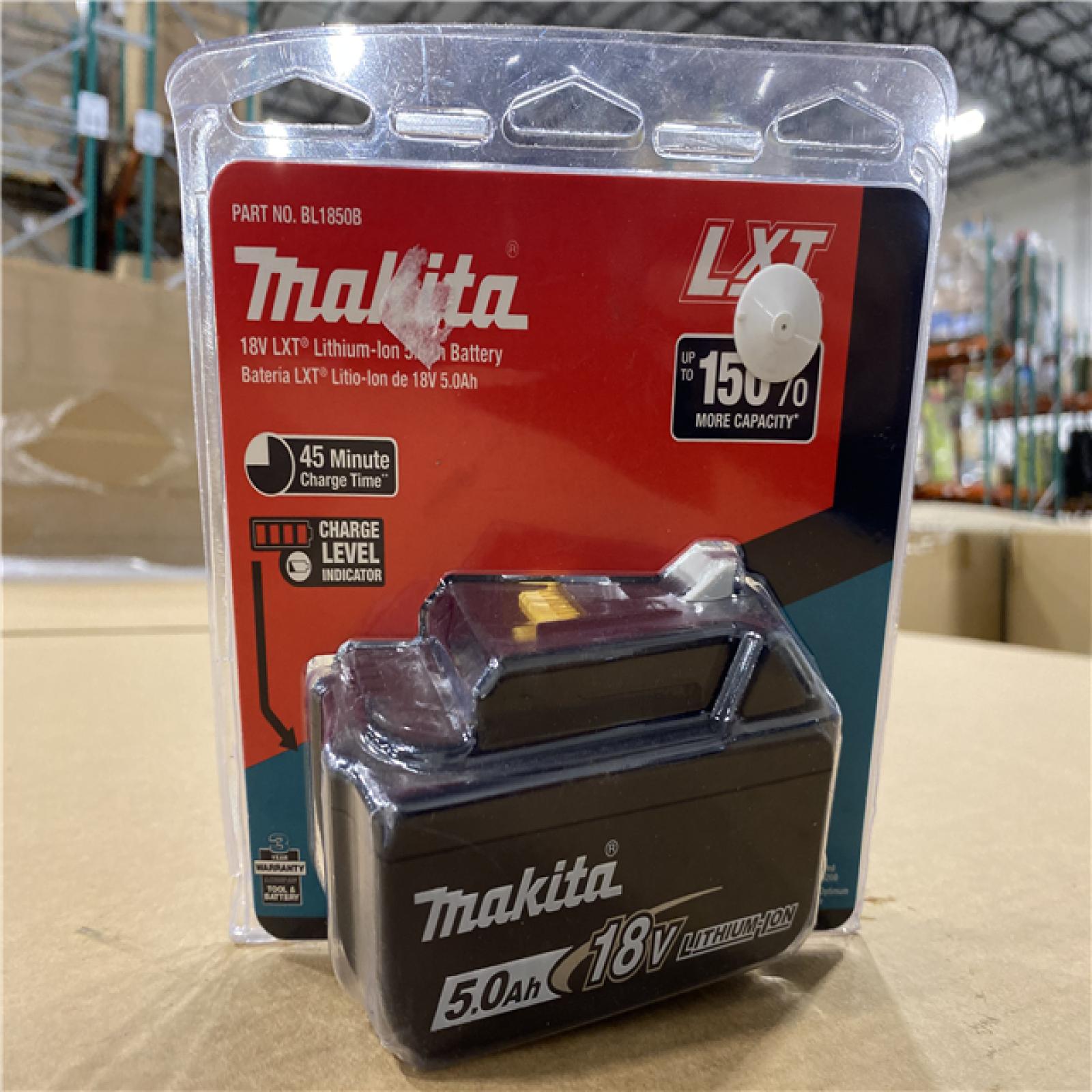 NEW! - Makita 18V LXT Lithium-Ion High Capacity Battery Pack 5.0Ah with Fuel Gauge