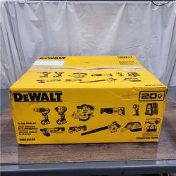 NEW! DEWALT 20-Volt Max Lithium-Ion 10-Tool Cordless Combo Kit with Two 2.0 Ah Batteries, Charger and 2 Bags