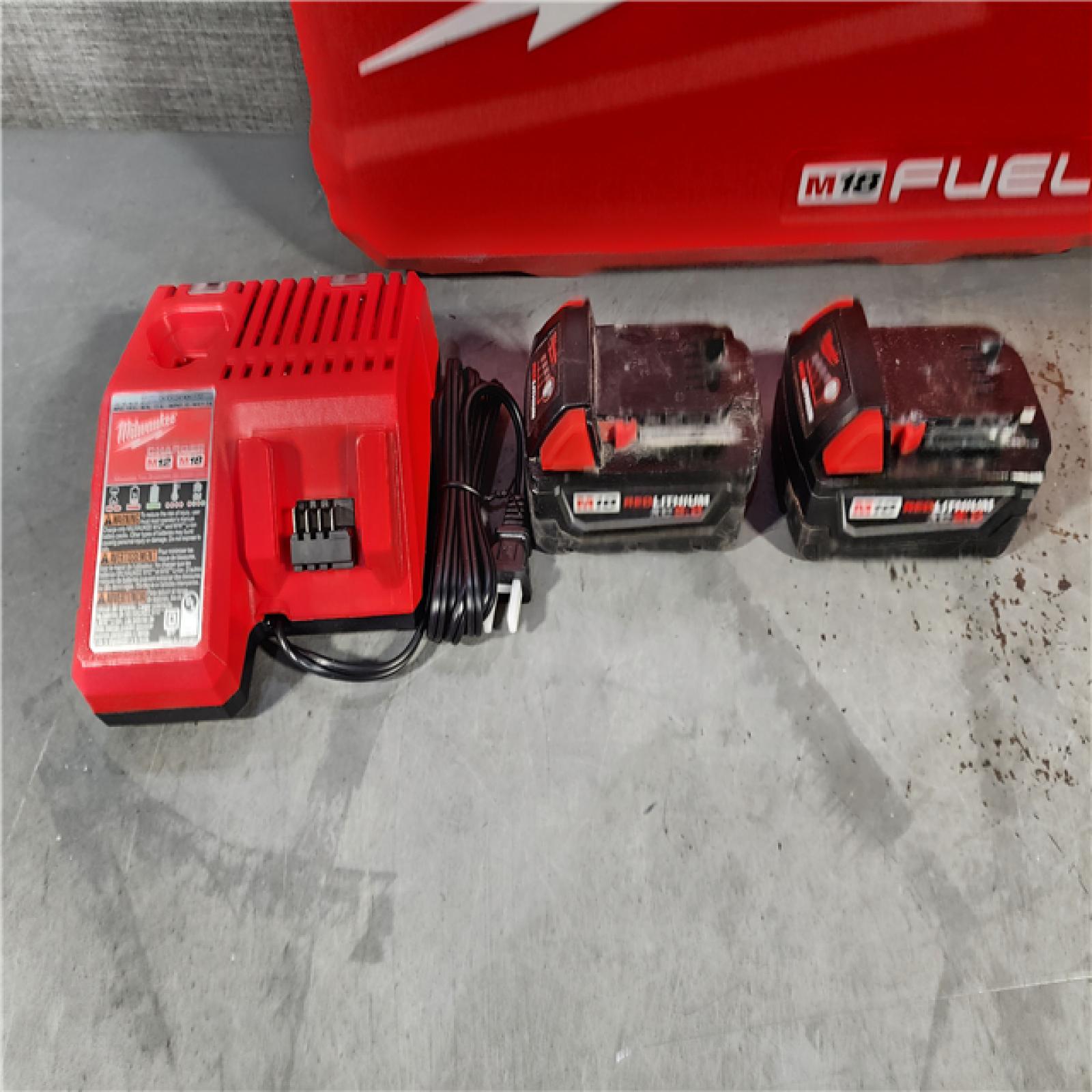 HOUSTON LOCATION - AS-IS Milwaukee M18 FUEL 18V Lithium-Ion Brushless Cordless Hammer Drill and Impact Driver Combo Kit (2-Tool) with 2 Batteries