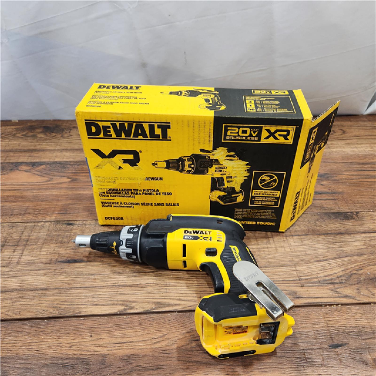 AS-IS DeWalt DCF630B 20V Cordless Brushless Screw Gun (Tool Only)