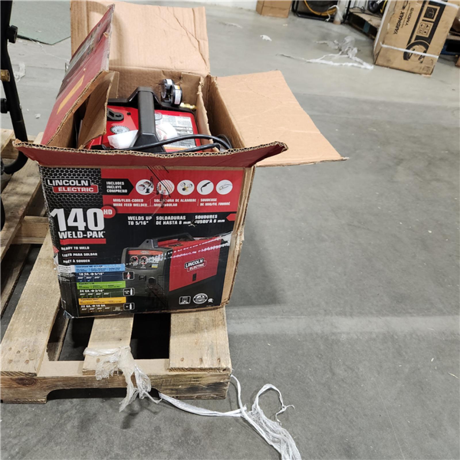 Dallas Location - As-Is Lincoln Electric Weld-Pak 140 Amp Welder