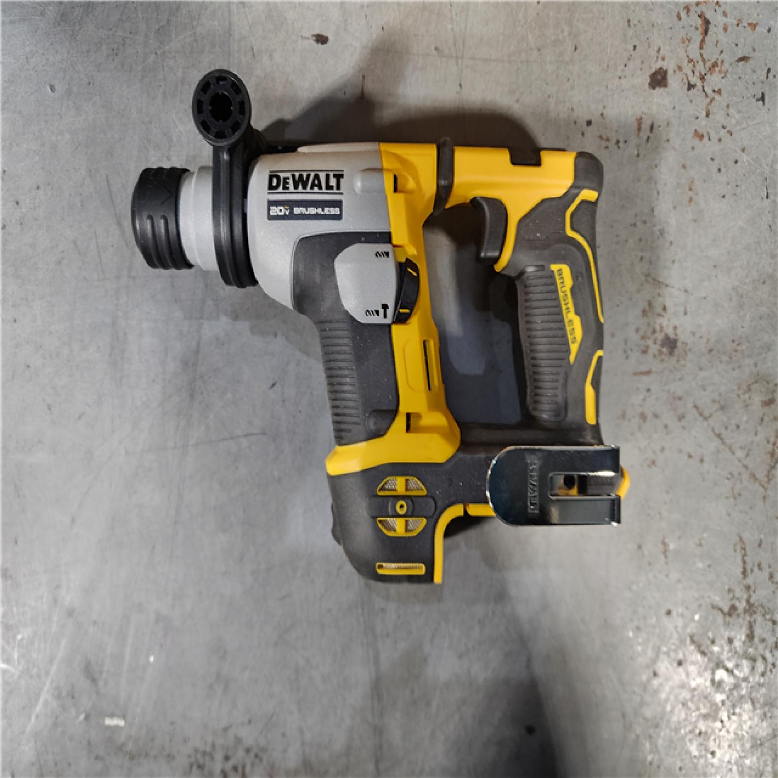 HOUSTON LOCATION - AS-IS Dewalt DCH172B MAX Atomic 20V 5/8 Inch Brushless Cordless SDS Plus Rotary Hammer (Tool Only)