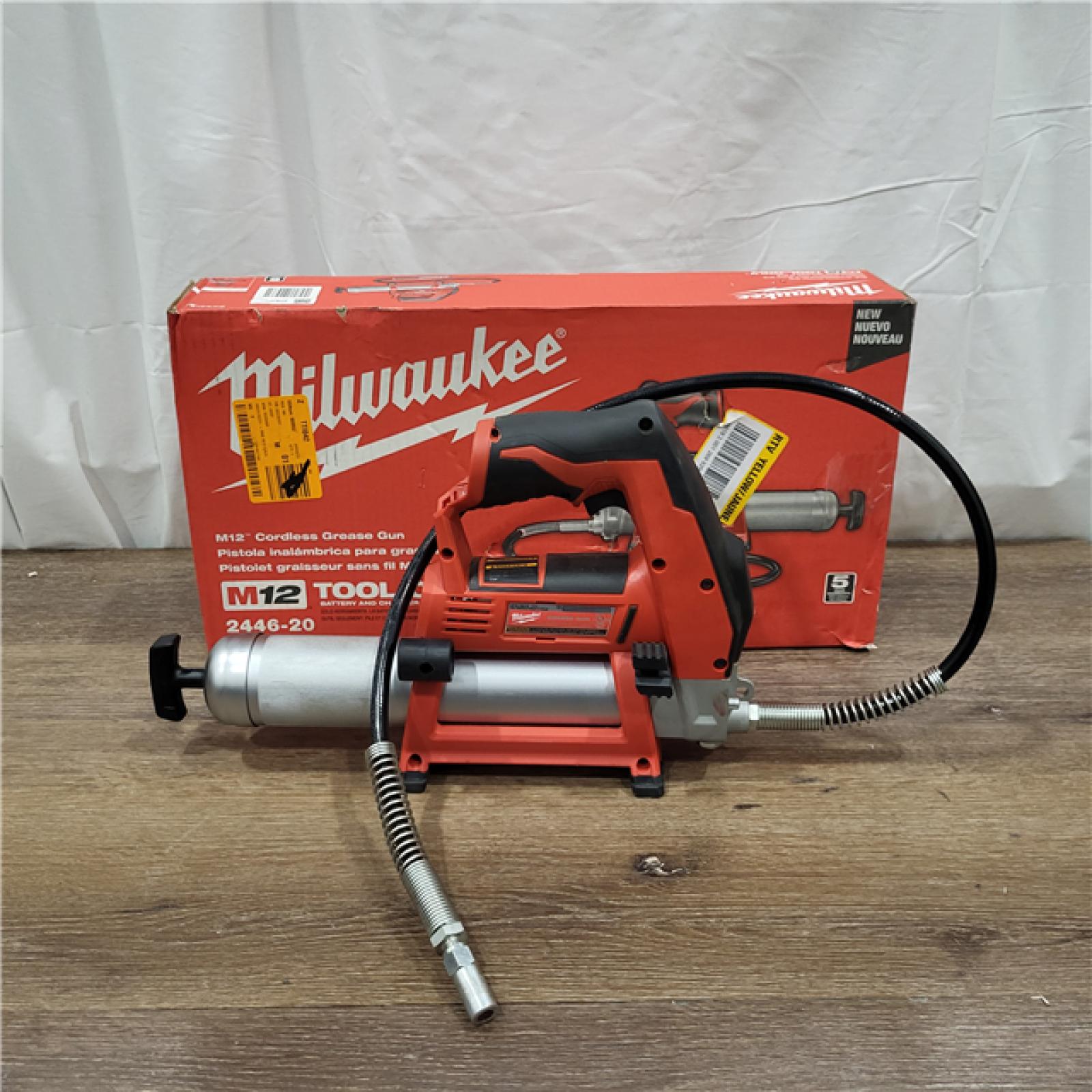 AS-IS M12 Cordless LITHIUM-ION Grease Gun