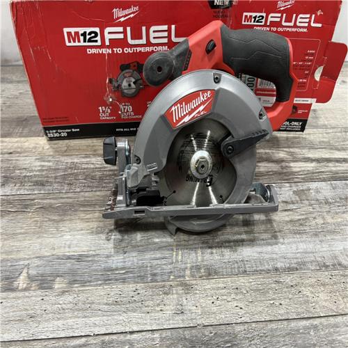 AS-IS Milwaukee 2530-20 - M12 Fuel 5-1/2  12V Cordless Brushless Circular Saw Bare Tool