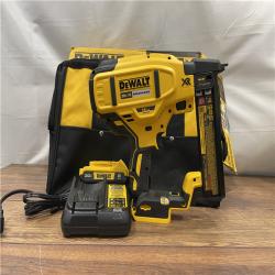 AS-IS DEWALT 20V MAX XR Lithium-Ion Cordless 18-Gauge Narrow Crown Stapler Kit