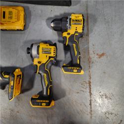 HOUSTON LOCATION - AS-IS (APPEARS LIKE NEW) DeWalt 20V MAX ATOMIC Cordless Brushless 3 Tool Combo Kit